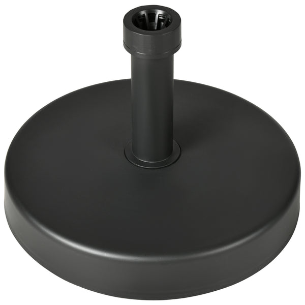 acquista Base per Ombrellone da Giardino Ø45x33 cm Palo 24-48 mm  in Plastica Nero