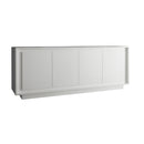 Mobile Buffet 4 Ante 207x50x80 cm in Legno TFT Frame Bianco Opaco-1