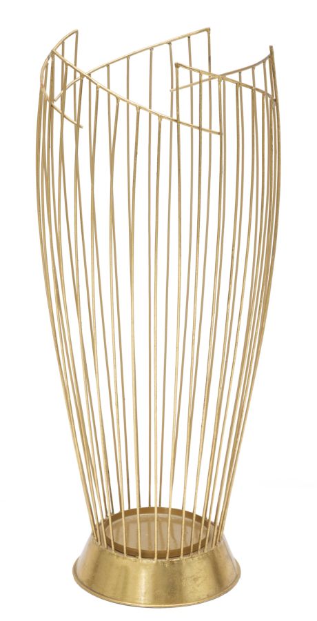 Porta Ombrelli Fashion Oro Ø28x69 cm in Ferro Oro Seconda Scelta-5