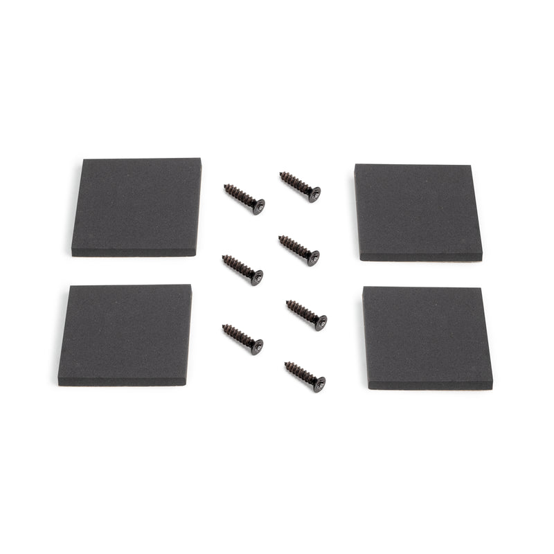 Set Gambe da Tavolo Square Rettangolari H720 Verniciato Nero Acciaio Emuca-8