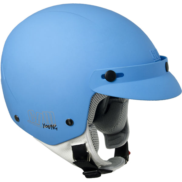 acquista Casque Demi-Jet Enfant avec Visière CGM Cuba 204A Bleu Mat