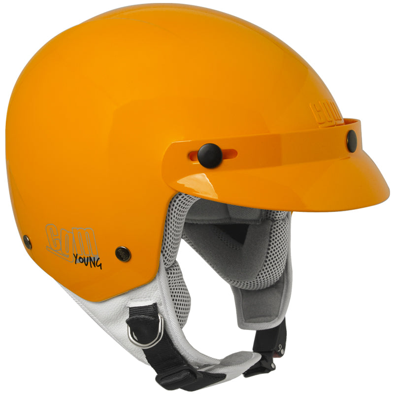 Casco Demi-Jet per Bambini con Frontino CGM Cuba 204A Arancione -1