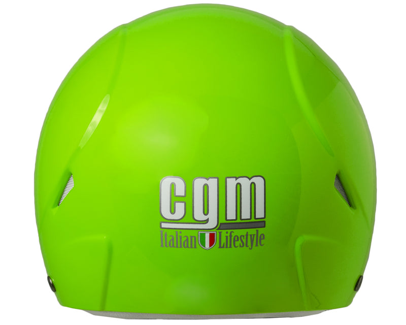 Casco Demi-Jet per Bambini con Frontino CGM Cuba 204A Verde -2