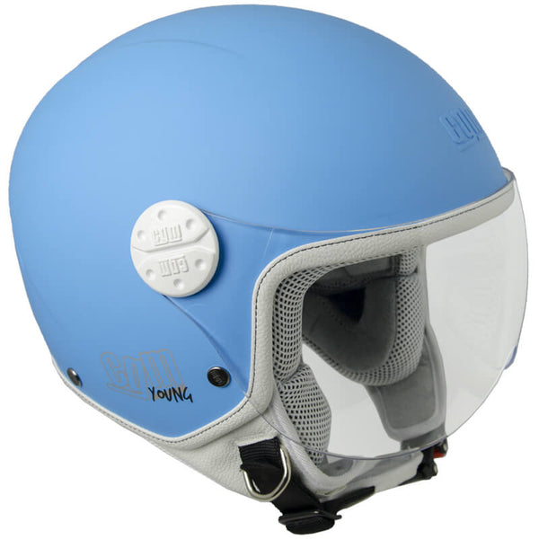 Casque Jet Enfant CGM Havana 205A Visière Forme Bleu Clair Opaque online