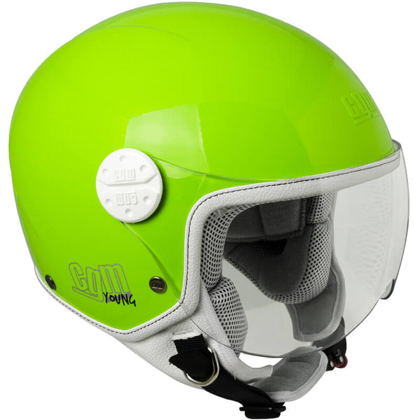 prezzo Casque Demi-Jet Enfant CGM Havana 205A Visière Contour Vert