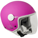 Casco Demi-Jet per Bambini Visiera Lunga CGM Varadero 206A Fucsia Opaco -1