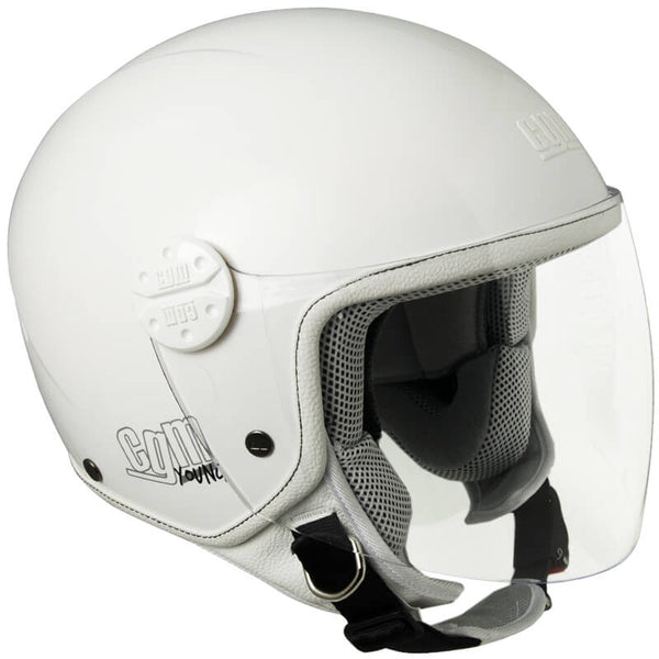 sconto Casque Demi-Jet Enfant Visière Longue CGM Varadero 206A Blanc