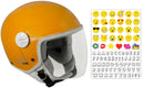 Casco Demi-Jet per Bambini Visiera Lunga CGM Varadero Smile 206S Arancione -1