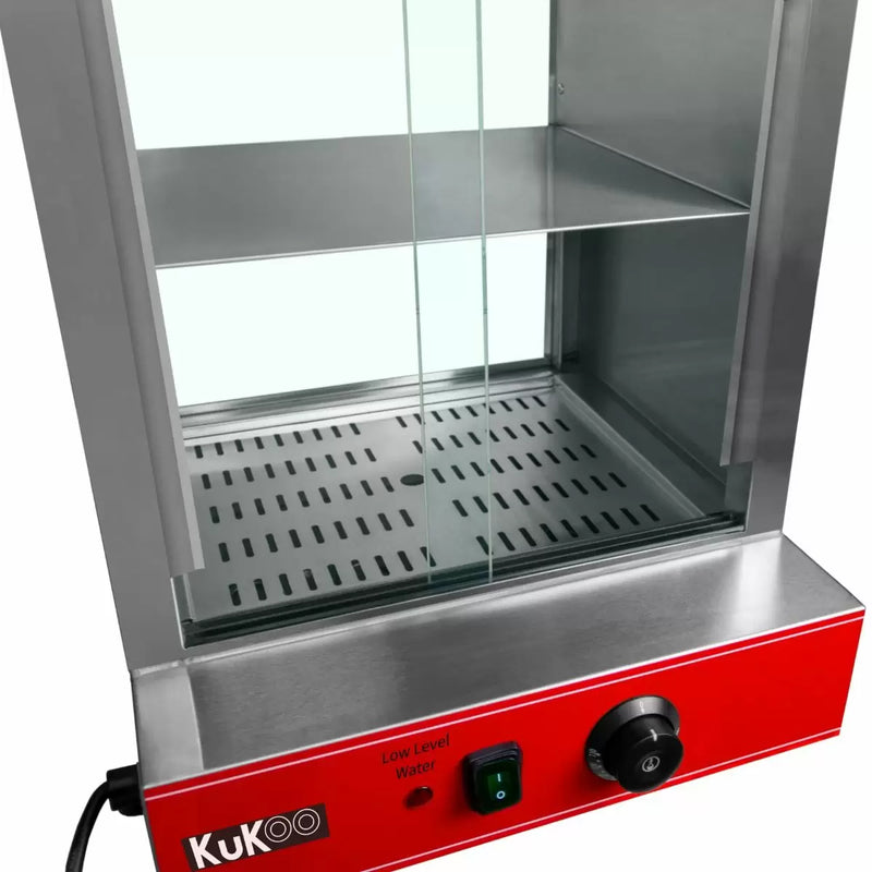 Macchina a Vapore per Hot Dog da Banco 2000W in Acciaio Inox con Accessori-9