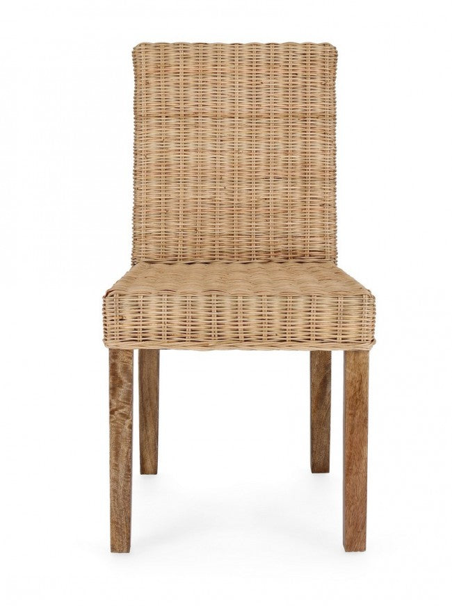 Sedia 47x55x87 cm Analuz in Rattan-2