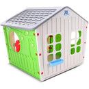 Casetta Gioco per Bambini Village 140x108x115 h cm in Plastica Multicolor-5