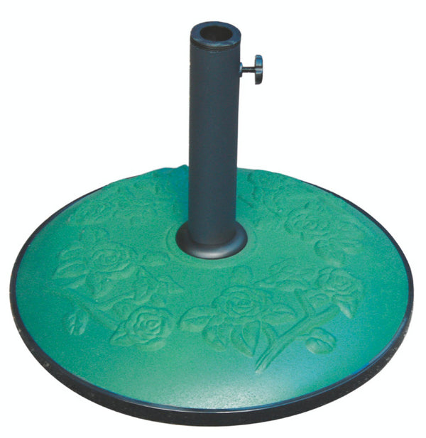 Base pour Parasol de Jardin Ø50 cm 25 Kg en Fer Soriani Vert prezzo