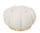 Pouf Florel Ø 65x35 cm en Bouclè Naturel