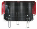 Barbecue a Carbone Carbonella Rettangolare 58x38 cm Soriani Sun-day Rosso-6