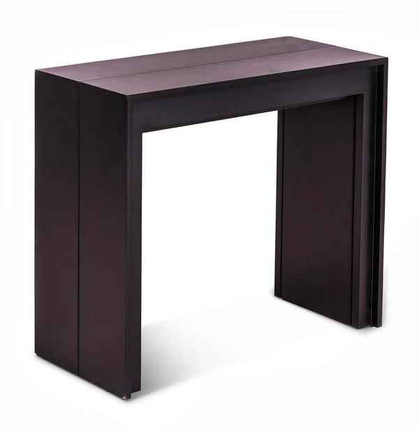 online Console extensible 90x42,5/302,5xH76 cm en MDF laqué Noir Pinocchio