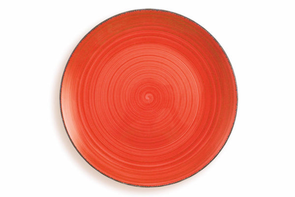 Ensemble de 6 assiettes plates en grès rouge VdE Tivoli 1996 New Baita sconto