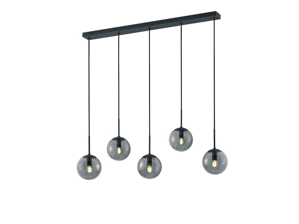 sconto Suspension d'intérieur LED en métal anthracite