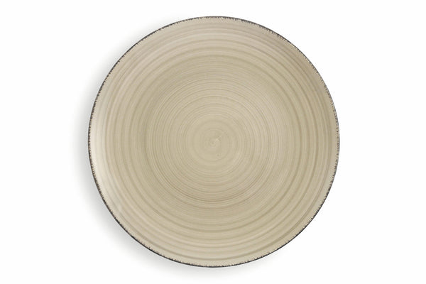 Set de 6 Assiettes Plates en Grès Ø27 cm VdE Tivoli 1996 Gris New Baita acquista