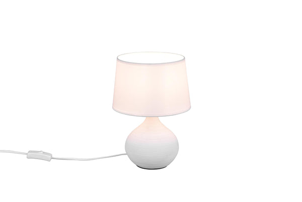 Lampe de table d'intérieur E14 en céramique blanche prezzo