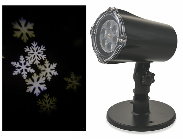 Projecteur Laser Led Neige et Père Noël Lumières de Noël Intérieures et Extérieures Flocon de Neige Soriani online