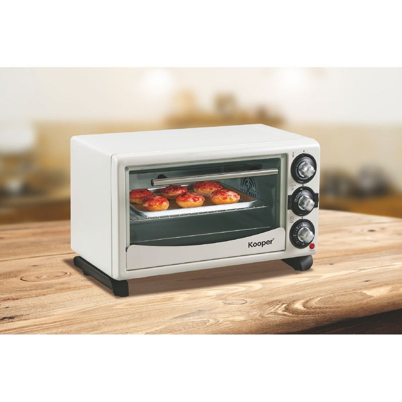 Forno Fornetto Elettrico Ventilato 24 Litri 1380W Kooper Texas 24 Bianco-9