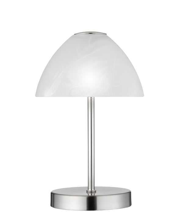 Lampe de table LED d'intérieur en métal nickel mat prezzo