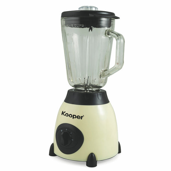 Mixeur Electrique 500W 1,5 Litre Verre 2 Vitesses Kooper Ivoire prezzo