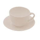 Set 6 Tazzine da Caffè con Piattino 8x7xh5 cm in Gres Porcellanato Romeo Crema-2