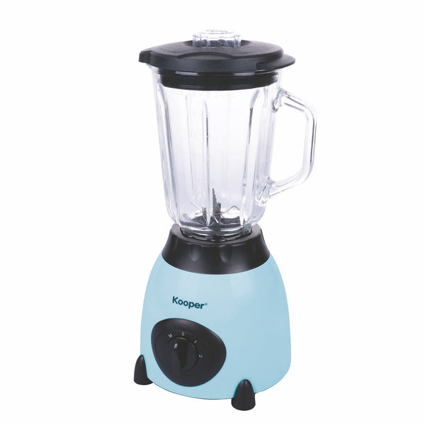 Mixeur Electrique 500W Verre 1,5 Litres 2 Vitesses Kooper Bleu prezzo