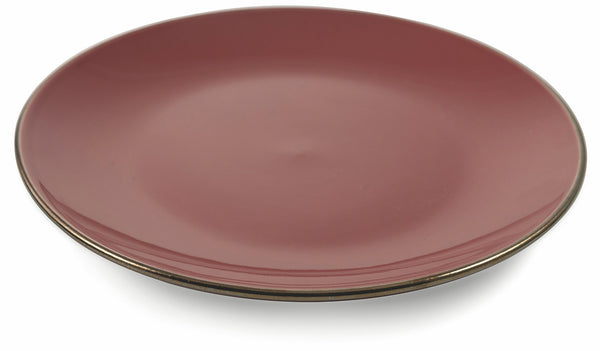 Set de 6 assiettes plates Ø26,5x2,5 cm en Gres VdE Tivoli 1996 Royal Passion Antique Pink prezzo