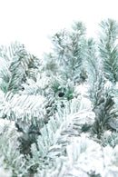 Albero di Natale Artificiale Innevato Soriani Sestriere Verde Varie Misure-3