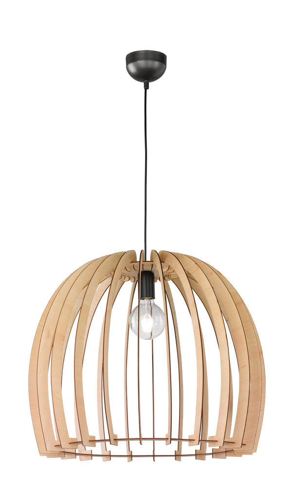 Lampe à Suspension pour Intérieur E27 en Bois Naturel Couleur du Bois online