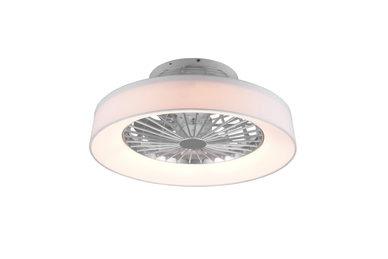 Plafoniera Ventilatore da Interno a led in PLASTICA Bianco