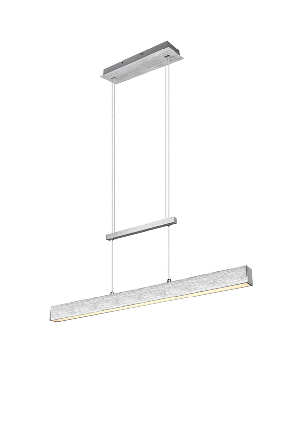 online Suspension LED d'intérieur en métal aluminium brossé