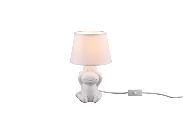 acquista Lampe de table d'intérieur E14 en céramique blanche mate