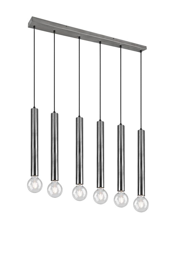 Lampe à suspension d'intérieur E27 en métal nickel mat prezzo