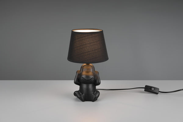 Lampe de table d'intérieur E14 en céramique noire mate prezzo