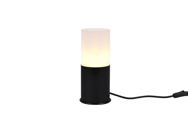 online Lampe de table d'intérieur E27 en métal noir mat