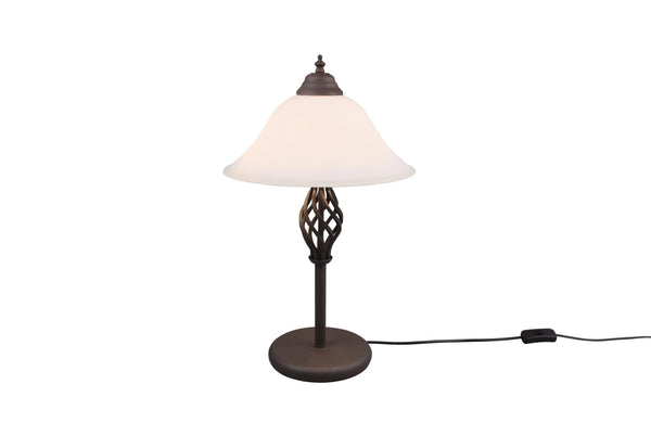 sconto Lampe de table d'intérieur E14 en métal rouillé