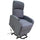 Fauteuil Releveur Electrique 1 Moteur 65x75x101 cm en Tissu Gris