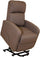 Fauteuil Releveur Electrique 1 Moteur 65x75x101 cm en Tissu Marron