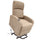 Fauteuil Releveur Electrique 1 Moteur 65x75x101 cm en Tissu Beige