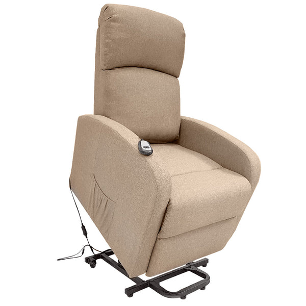 acquista Fauteuil Releveur Electrique 1 Moteur 65x75x101 cm en Tissu Beige