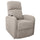 Fauteuil Releveur Electrique 1 Moteur 75x65x101 cm en Tissu Beige