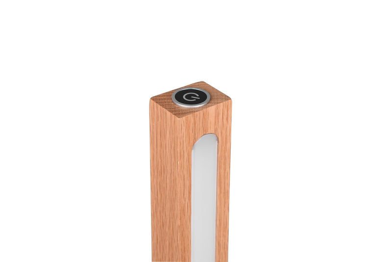 Piantana da Interno a led in Legno naturale Legno Naturale