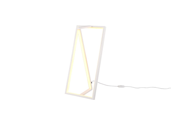 Lampe de table led d'intérieur en métal blanc mat prezzo