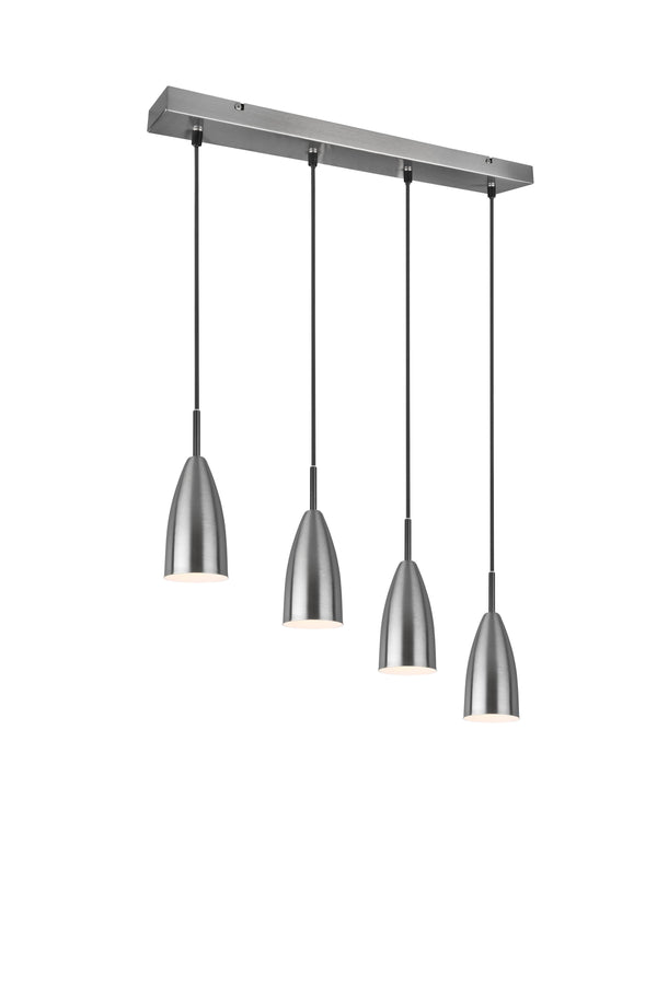 Lampe à suspension d'intérieur E14 en métal nickel mat prezzo