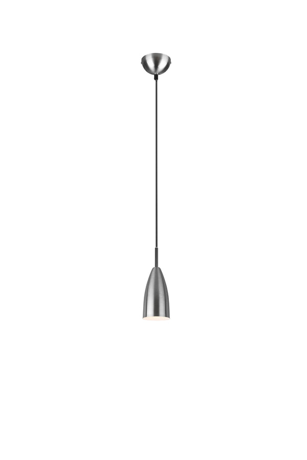 Lampe à suspension d'intérieur E14 en métal nickel mat acquista