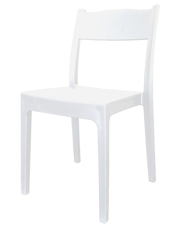 Chaise 52x46x82 cm pour Intérieur et Extérieur Blanc prezzo