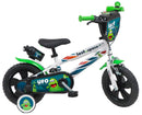 Bicicletta per Bambino 12” 1 Freno Gomme in EVA Ufo Bianca-1